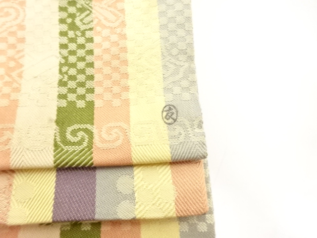  千家十職　袋師　土田友湖　伊予スダレ　男物角帯